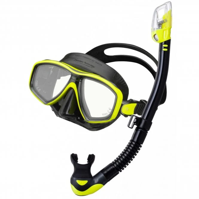 TUSA Ceos Elite Snorkelling Set with Gauge Reader Corrective Lenses - Image 12