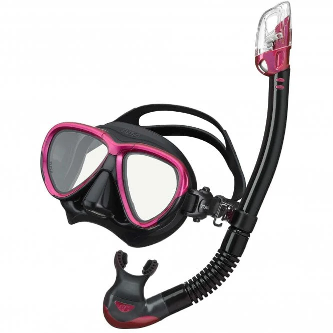 TUSA Intega Elite Snorkelling Set with Gauge Reader Corrective Lenses - Image 14