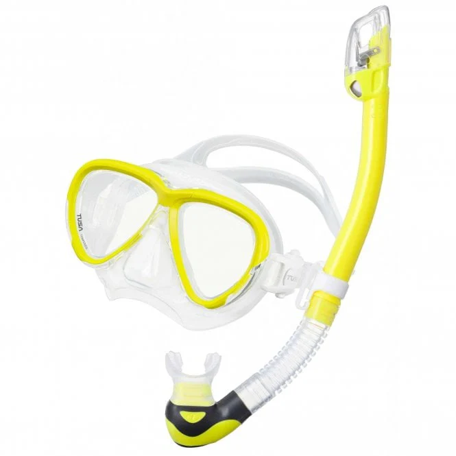 TUSA Intega Elite Snorkelling Set with Gauge Reader Corrective Lenses - Image 6