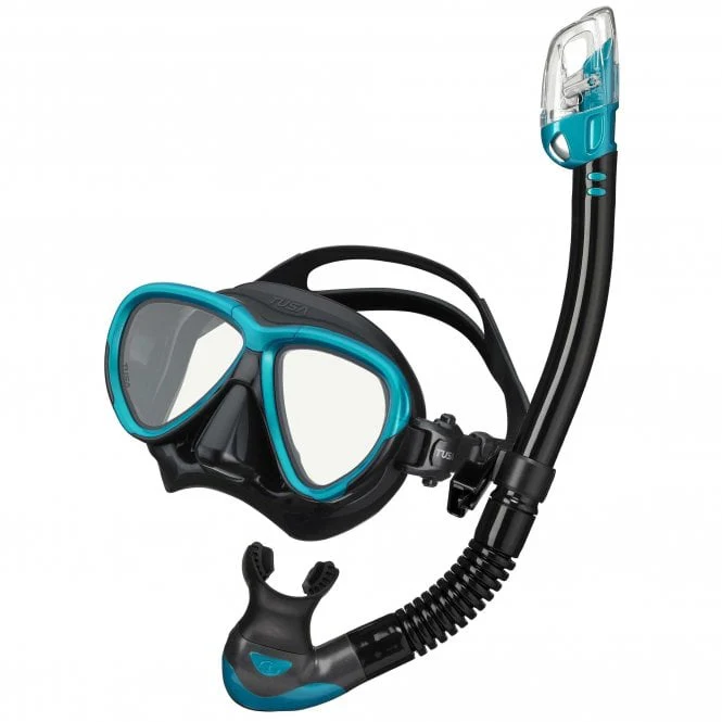 TUSA Intega Elite Snorkelling Set with Gauge Reader Corrective Lenses - Image 9