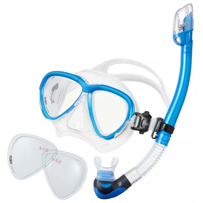 TUSA Intega Elite Snorkelling Set With Minus Corrective Lenses