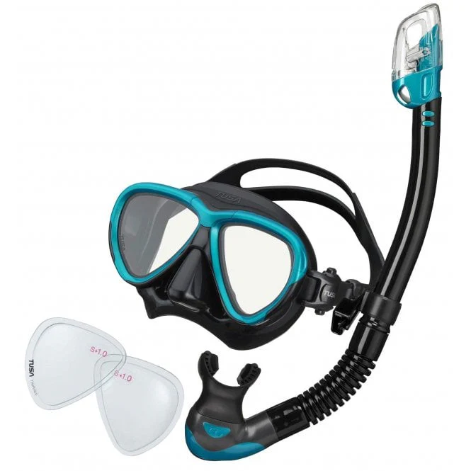 TUSA Intega Elite Snorkelling Set With Plus Corrective Lenses