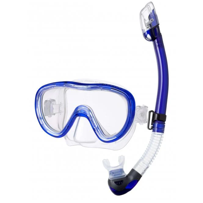 TUSA Kleio II Narrow Fit Dry Snorkel Set