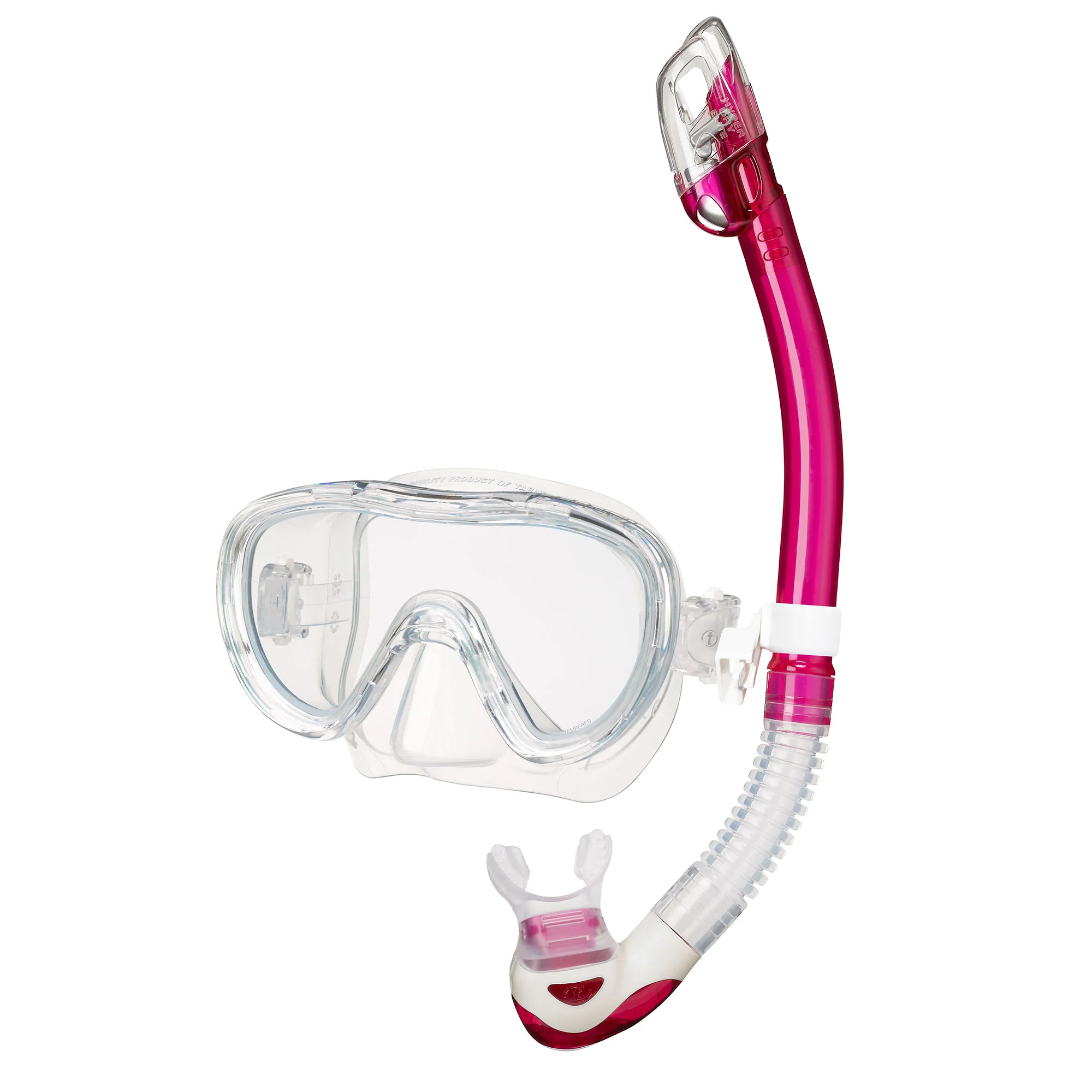 TUSA Kleio II Narrow Fit Dry Snorkel Set - Image 3