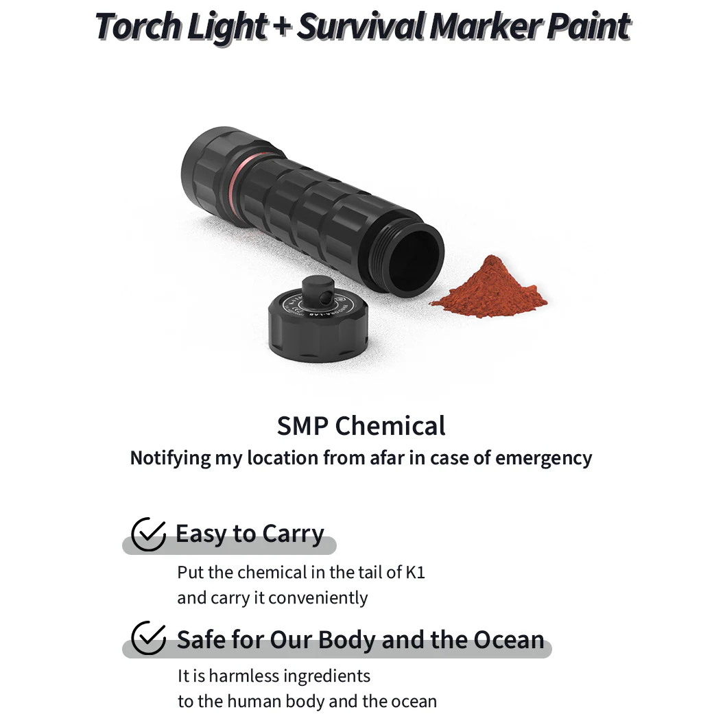 Pandora Lab K1 Rescue Torch with Distress Marker Paint - Image 2