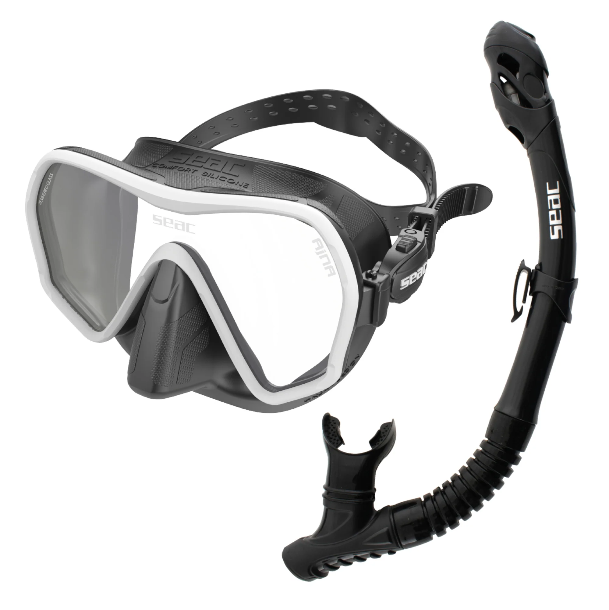SEAC Ajna Frameless Dry Snorkelling Set - Image 3