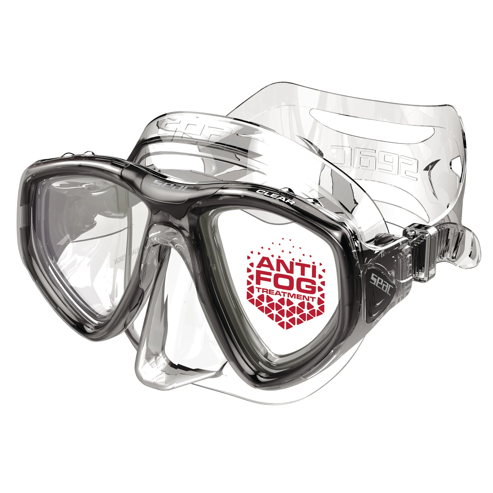 Seac Clear Anti Fog Mask with Plasma Treatment - Image 3