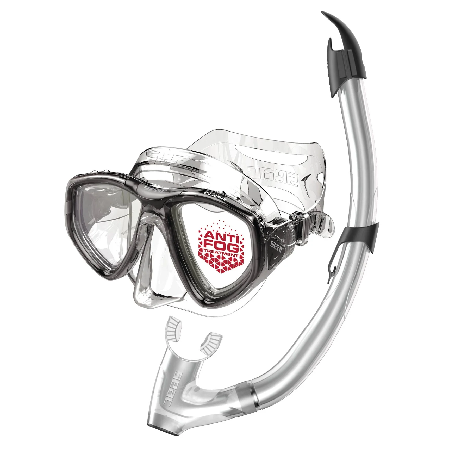 Seac Clear Antifog Mask & Fast Snorkel Set - Image 2