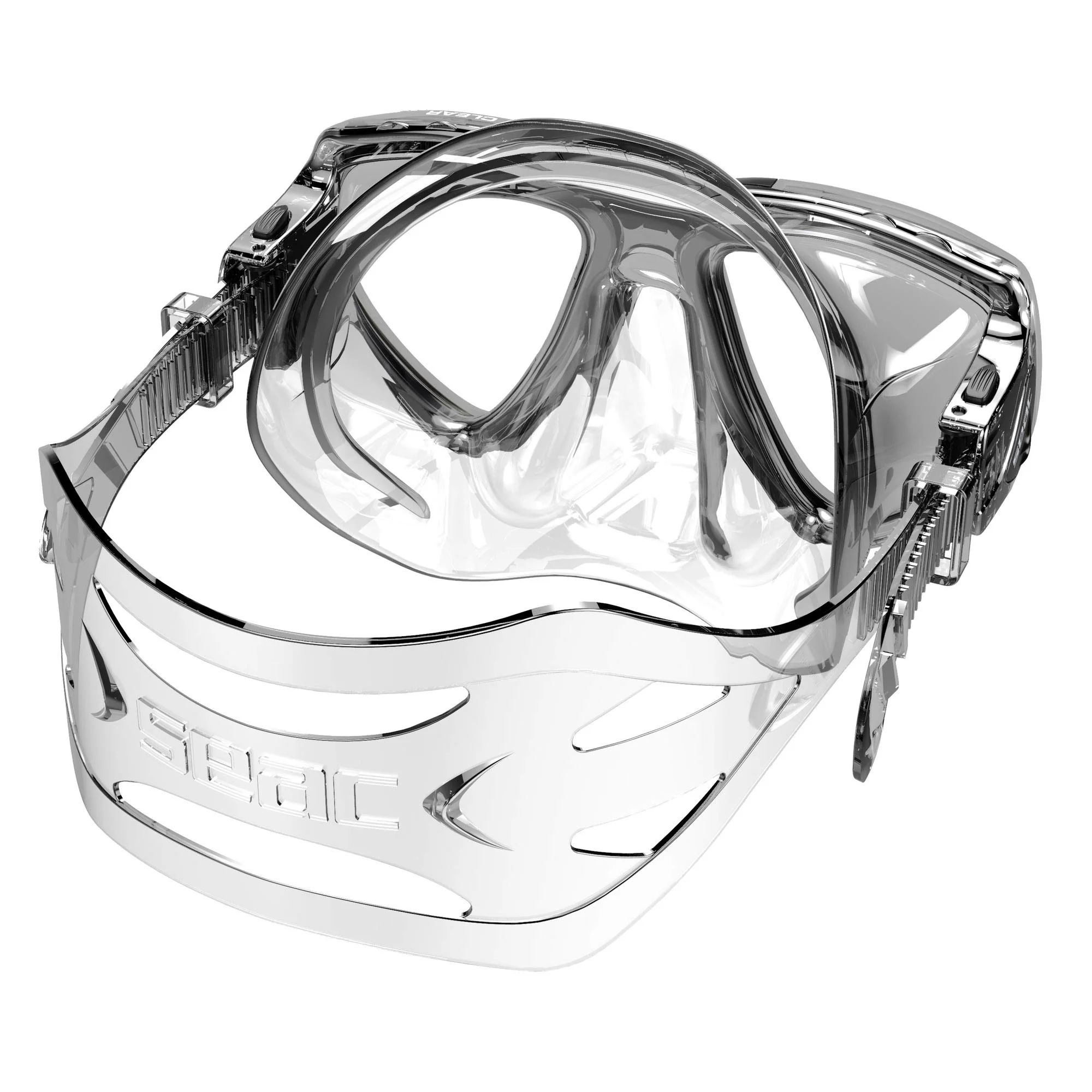 Seac Clear Antifog Mask & Fast Snorkel Set - Image 3