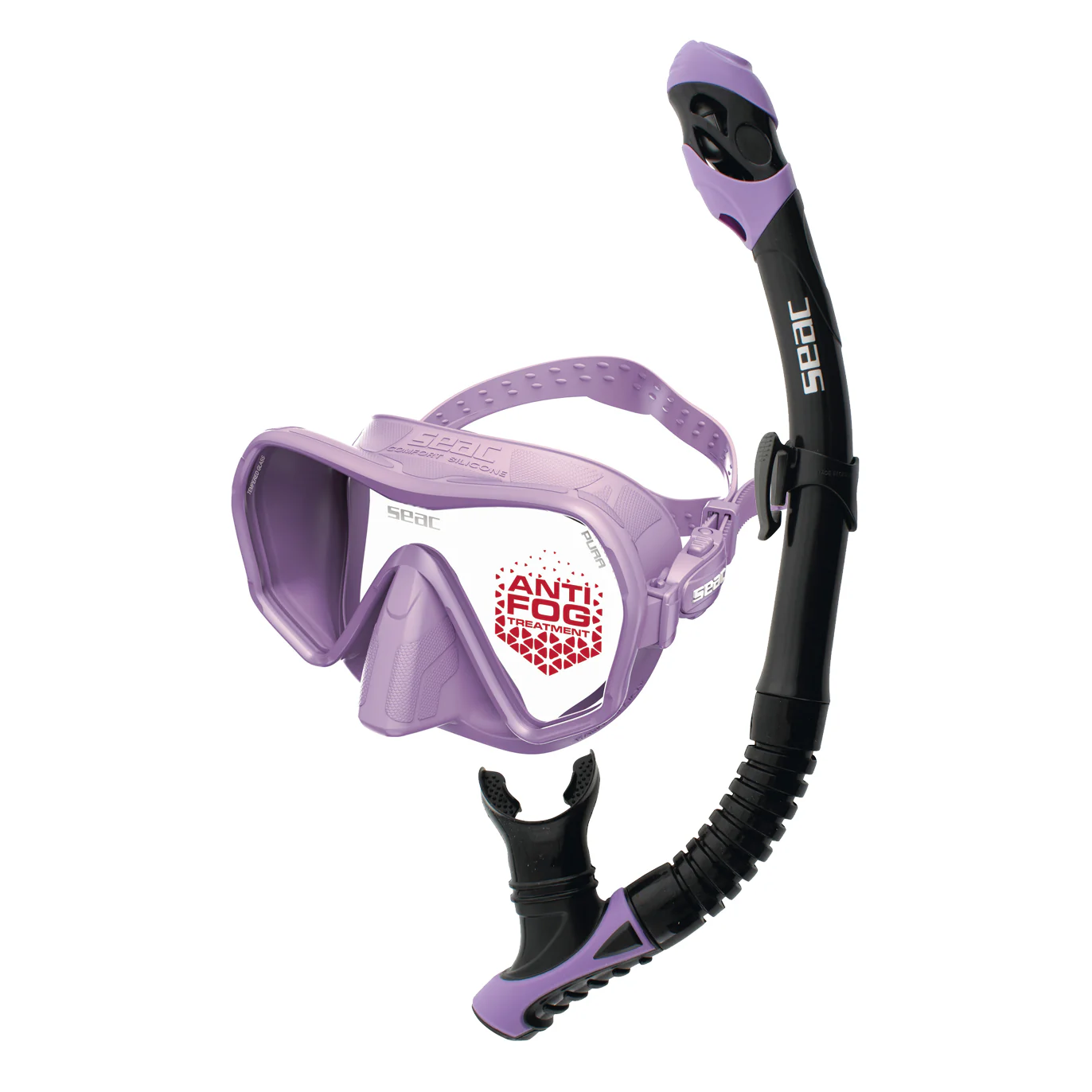 Seac Pura Antifog Mask & Dry Snorkel Set - Image 2