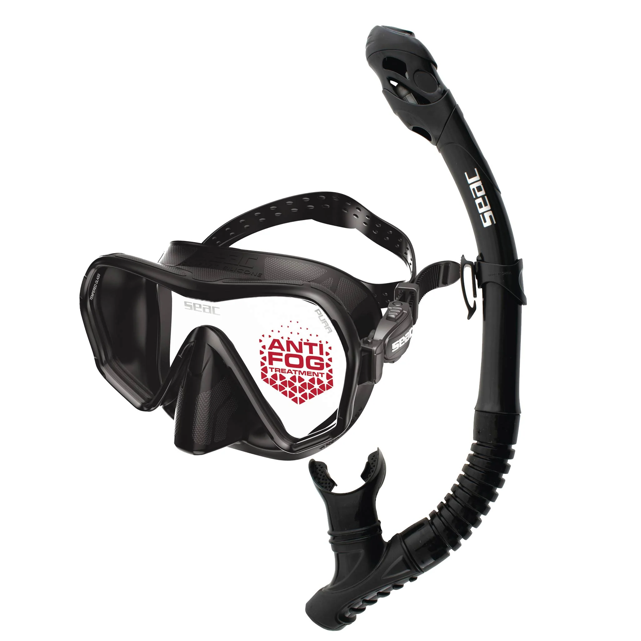 Seac Pura Antifog Mask & Dry Snorkel Set - Image 3