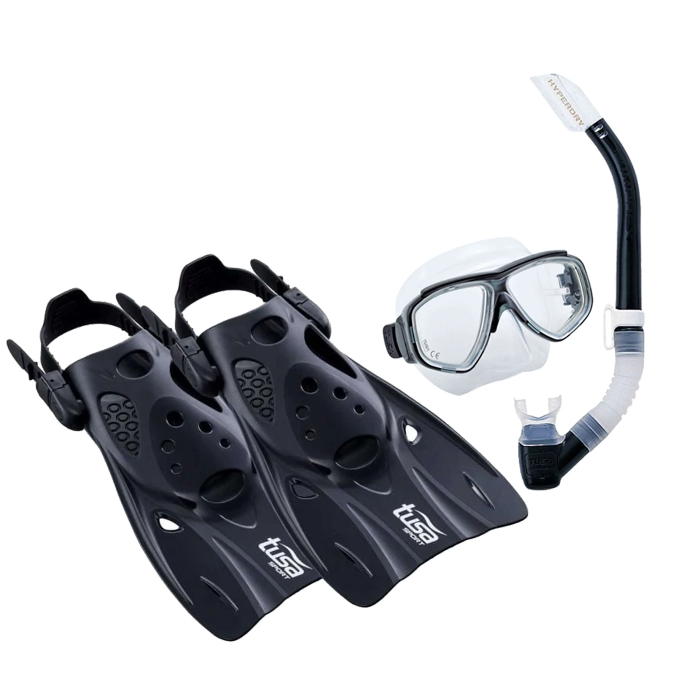 TUSA Snorkel Wild 580 Package with Fins - Image 2