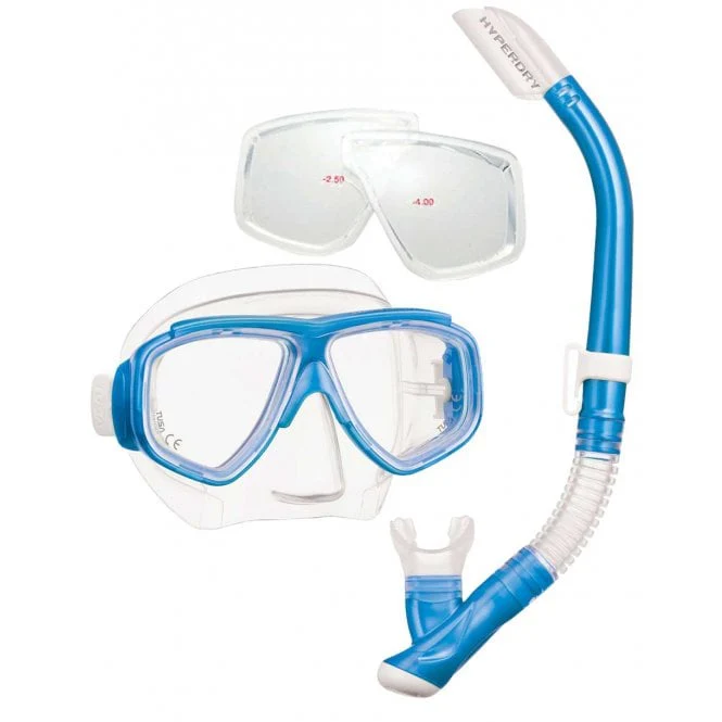 TUSA Splendive Snorkelling Set with Minus Corrective Lenses