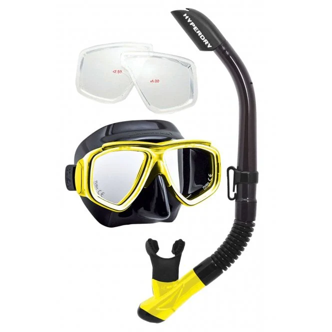 TUSA Splendive Snorkelling Set with Minus Corrective Lenses - Image 2