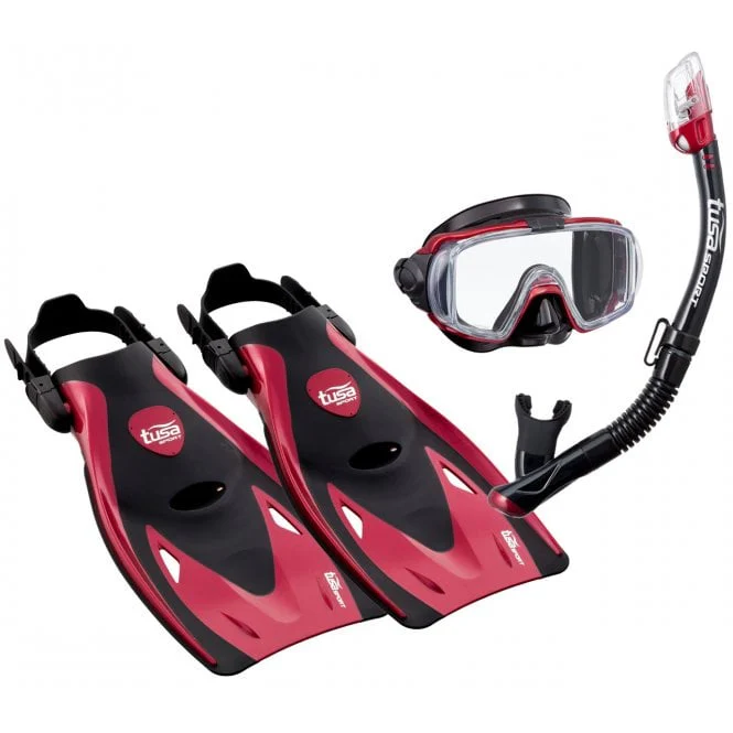 TUSA Visio Metalic Dry Snorkelling Set - Image 6