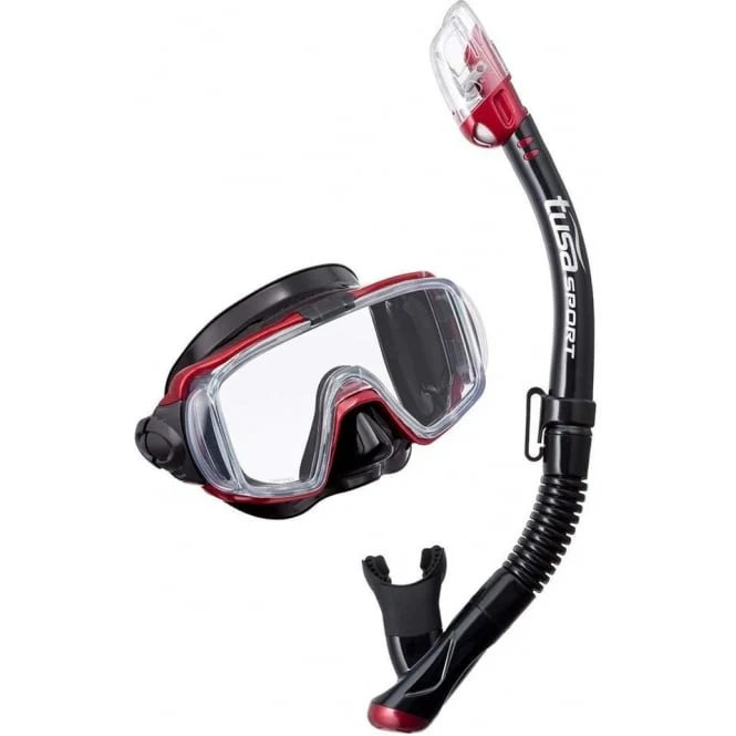 TUSA Visio Tri-Ex Mask & Dry Snorkel Set - Image 4
